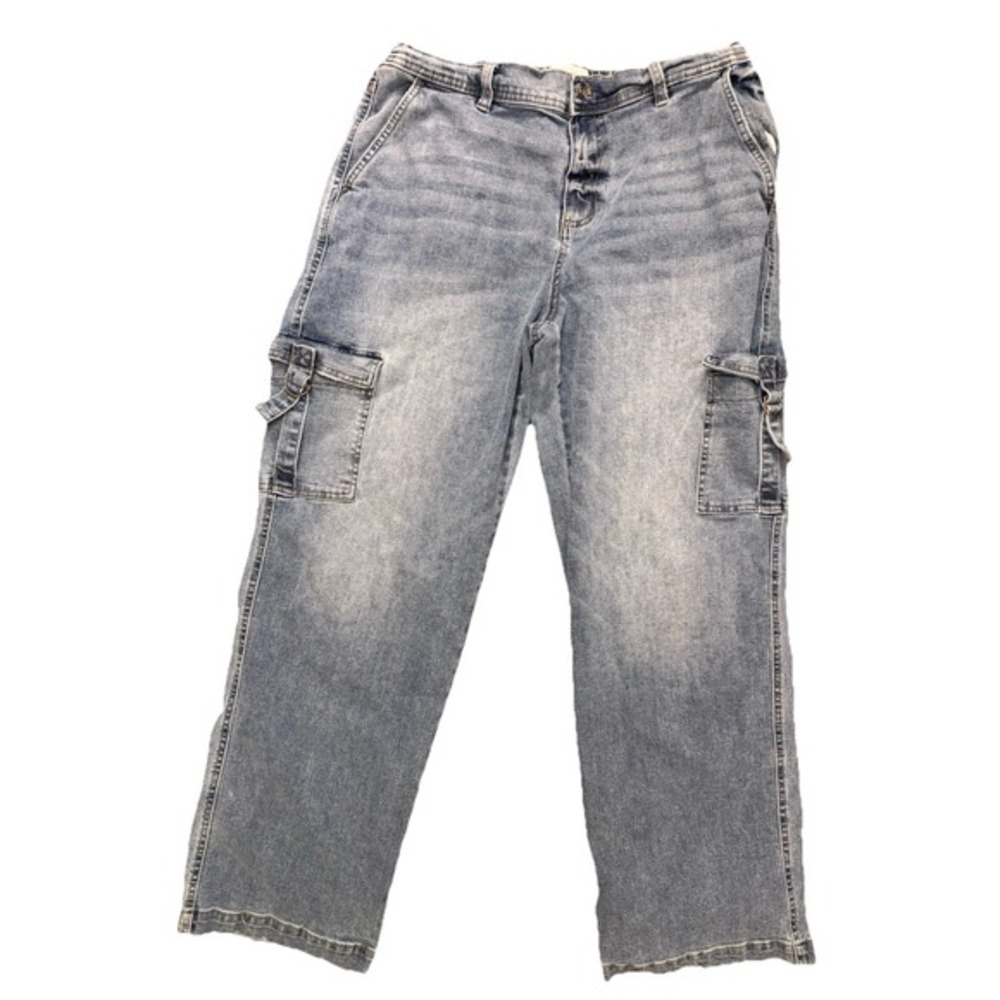 REGeneration‎ by Celebrity Pink Jeans Size XL Cargo Pockets Wide Leg Y2K Insp